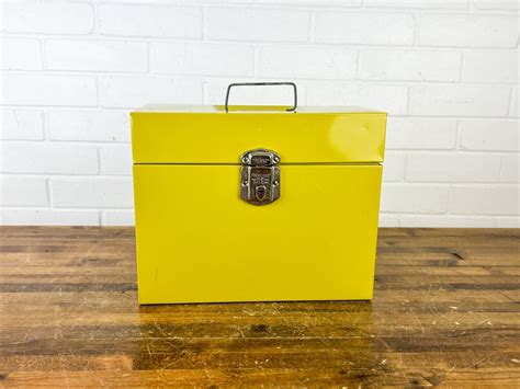 yellow metal file box|Amazon.com: 13″ Metal File Box YW00234330 : Office Products.